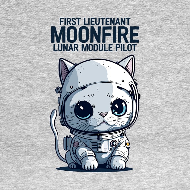 Moonfire Cat Astronaut by Kingrocker Clothing